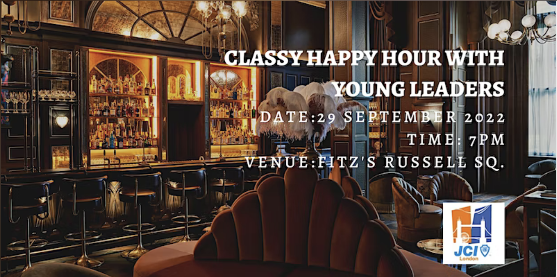 JCI Social Event Classy Happy Hour with young leaders