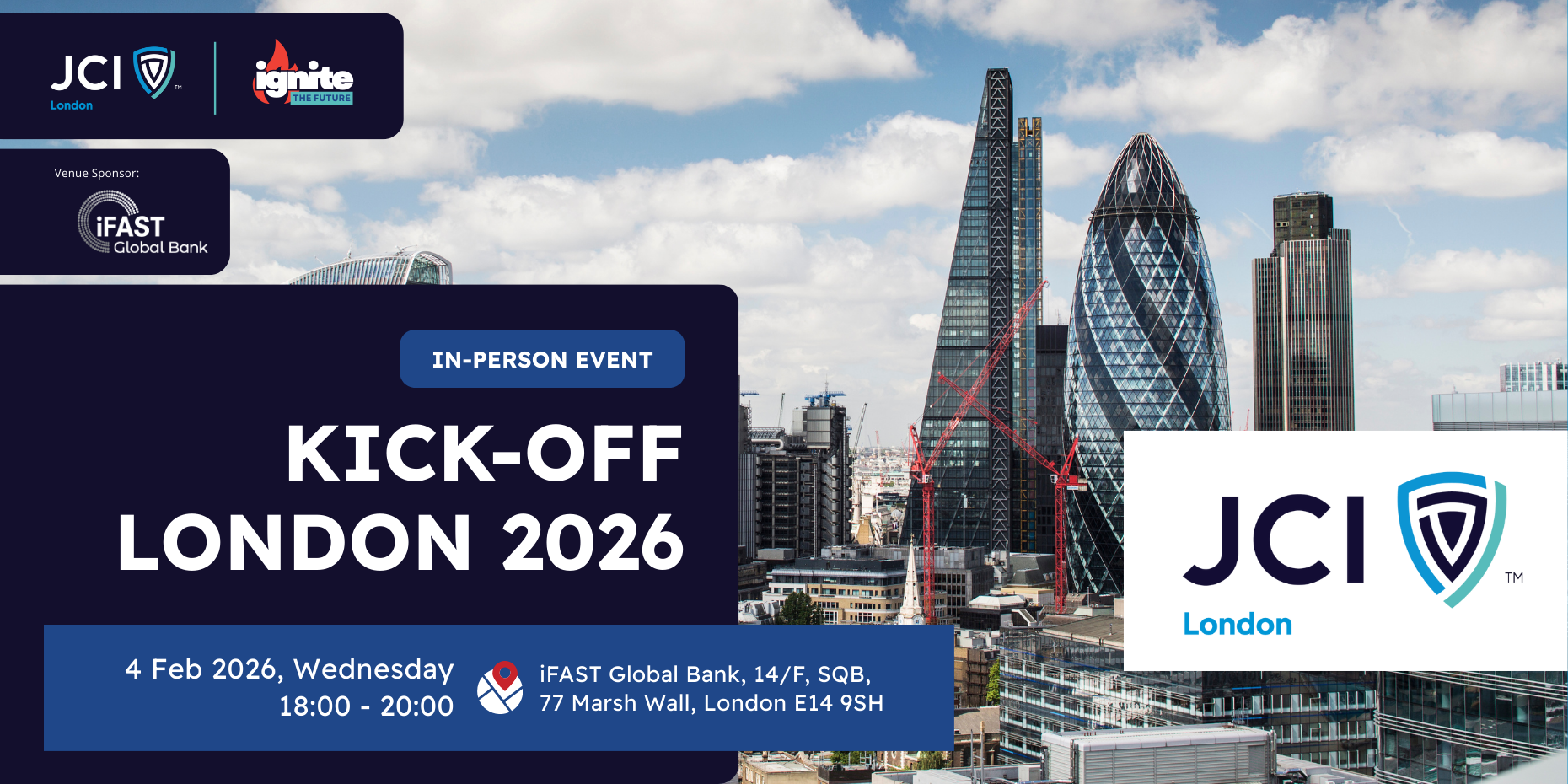 JCI London  KICK OFF LONDON 2026 Image
