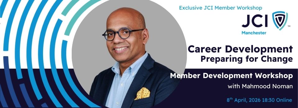 Career Development Planning for Change  Exclusive Member Workshop  JCI Manchester Image