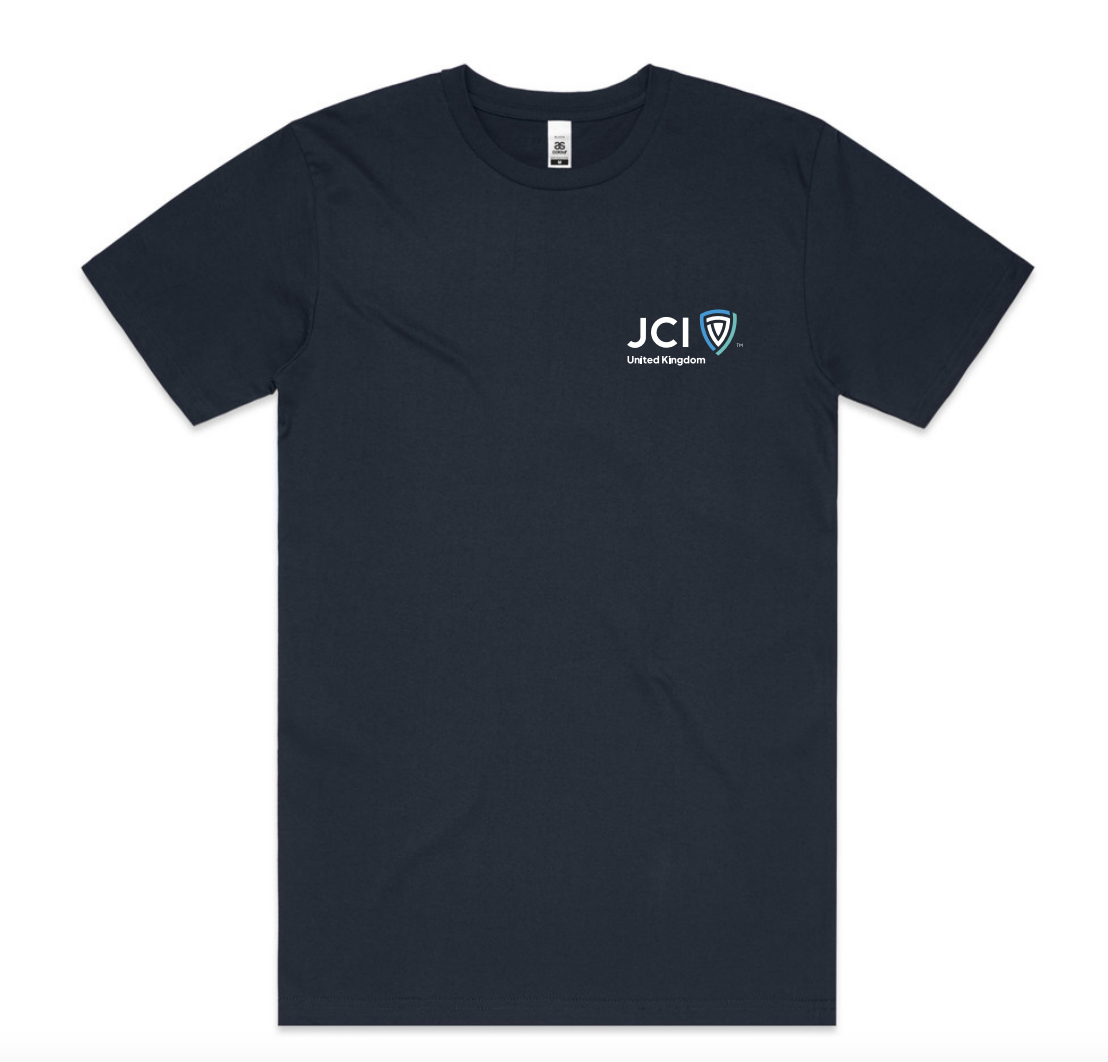 LARGE - JCI UK Branded Navy T-shirt